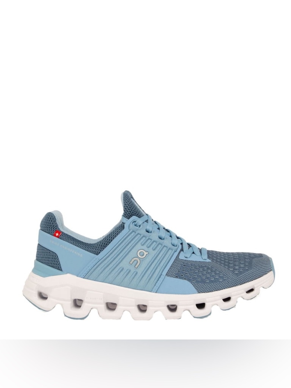 ON Running Cloudswift Sneakers Lake Sky Blue & White CloudTec Athletic On Clouds